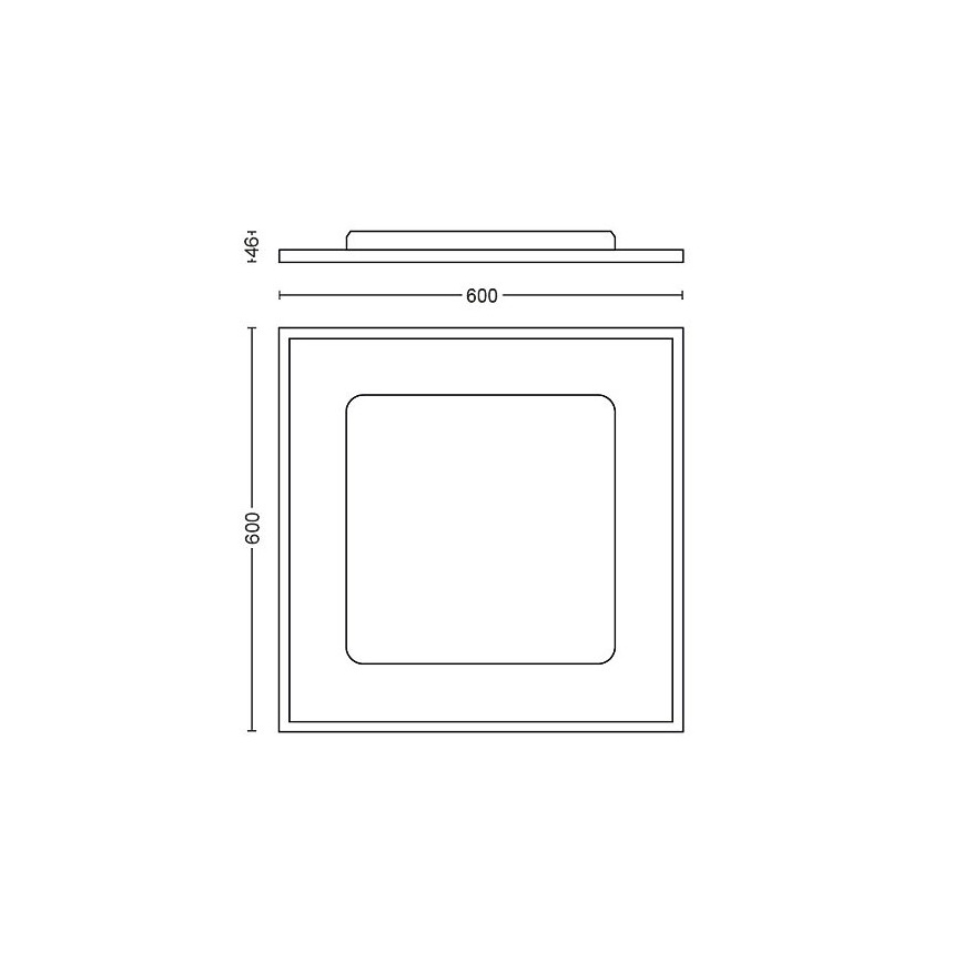 Philips - LED Pritemdomas lubinis šviestuvas Hue LED/39W/230V 2200-6500K + nuotolinio valdymo pultas