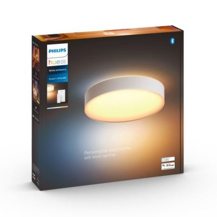 Philips - LED Pritemdomas lubinis šviestuvas Hue LED/33,5W/230V 2200-6500K diametras 425 mm balta + nuotolinio valdymo pultas