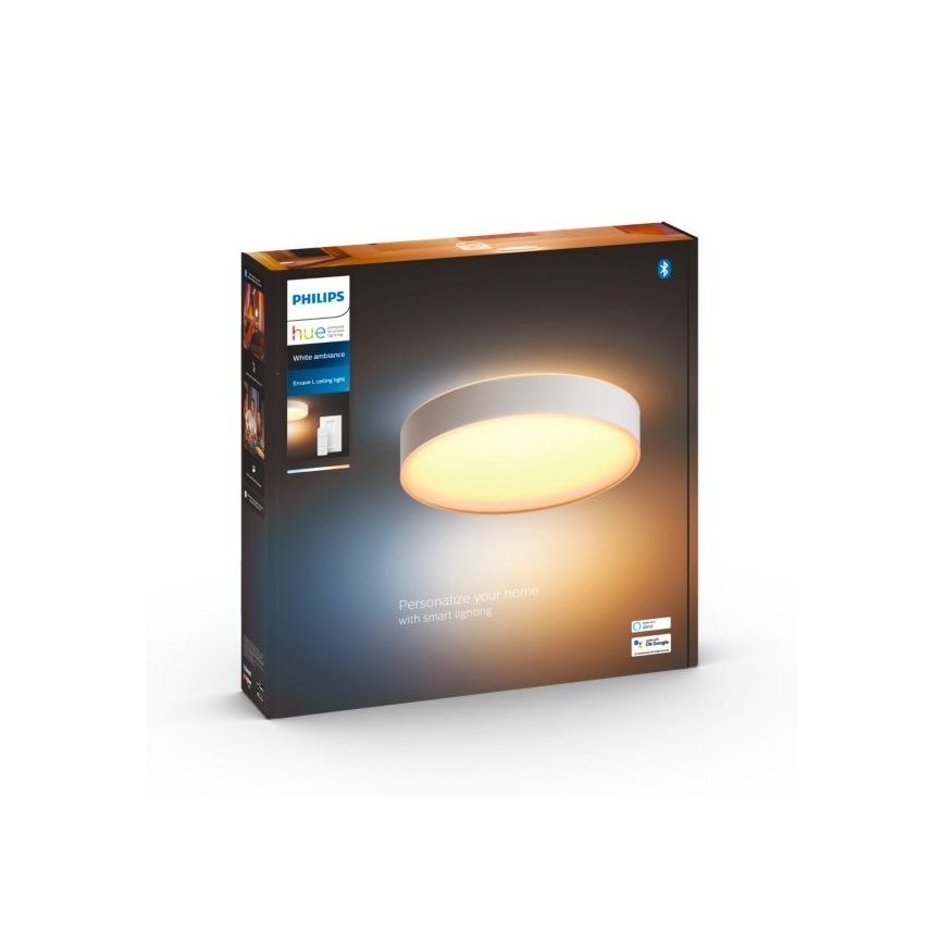 Philips - LED Pritemdomas lubinis šviestuvas Hue LED/33,5W/230V 2200-6500K diametras 425 mm balta + nuotolinio valdymo pultas