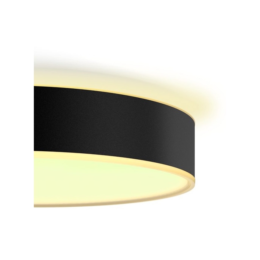Philips - LED Pritemdomas lubinis šviestuvas Hue LED/33,5W/230V 2200-6500K diametras 425 mm juoda + nuotolinio valdymo pultas