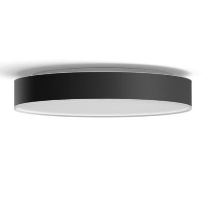Philips - reguliuojamas LED lubinis šviestuvas Hue LED/33,5W/230V 2200-6500K Ø 425 mm juodas + nuotolinis valdymas