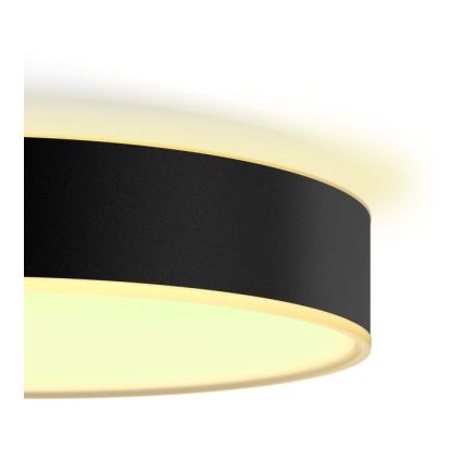 Philips - reguliuojamas LED lubinis šviestuvas Hue LED/33,5W/230V 2200-6500K Ø 425 mm juodas + nuotolinis valdymas