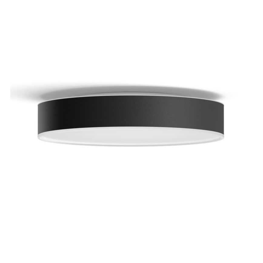 Philips - LED Pritemdomas lubinis šviestuvas Hue LED/19,2W/230V 2200-6500K diametras 381 mm juoda + nuotolinio valdymo pultas