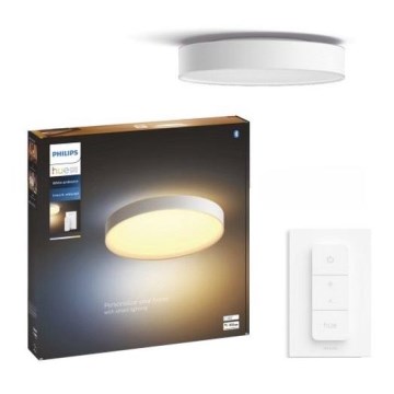 Philips - LED Pritemdomas lubinis šviestuvas Hue LED/48W/230V 2200-6500K diametras 551 mm balta + nuotolinio valdymo pultas