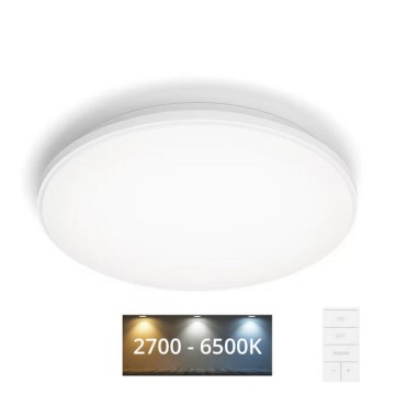 Philips - LED Pritemdomas lubinis šviestuvas LED/24W/230V 2700-6500K + nuotolinio valdymo pultas