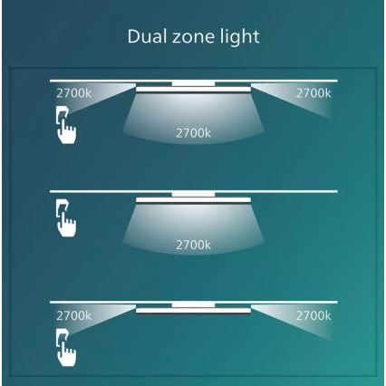 Philips - LED Pritemdomas lubinis šviestuvas SCENE SWITCH LED/18W/230V diametras 30 cm 2700K juoda