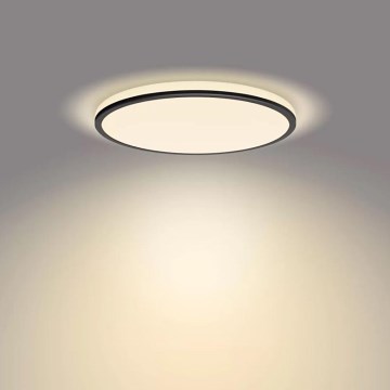 Philips - LED Pritemdomas lubinis šviestuvas SCENE SWITCH LED/18W/230V diametras 30 cm 2700K juoda