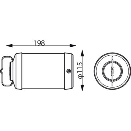 Philips - LED Pritemdomas nešiojamas lempa CICERO LED/6W/5V 4000 mAh IP54