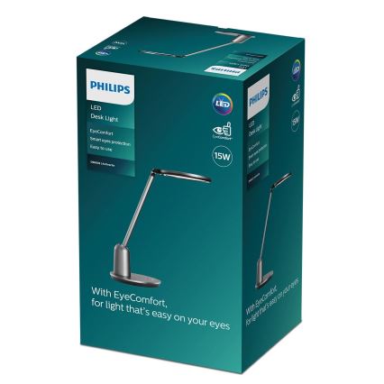 Philips - LED pritemdomas, liečiamas stalinis šviestuvas EINSTEIN SCENE SWITCH LED/15W/230V 2800/4000/5100K CRI94
