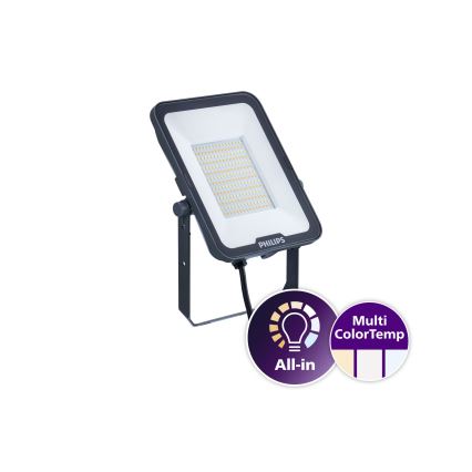 Philips - LED prožektorius LEDINAIRE ALL-IN LED/70W/230V 3000/4000/6500K IP65 antracitas