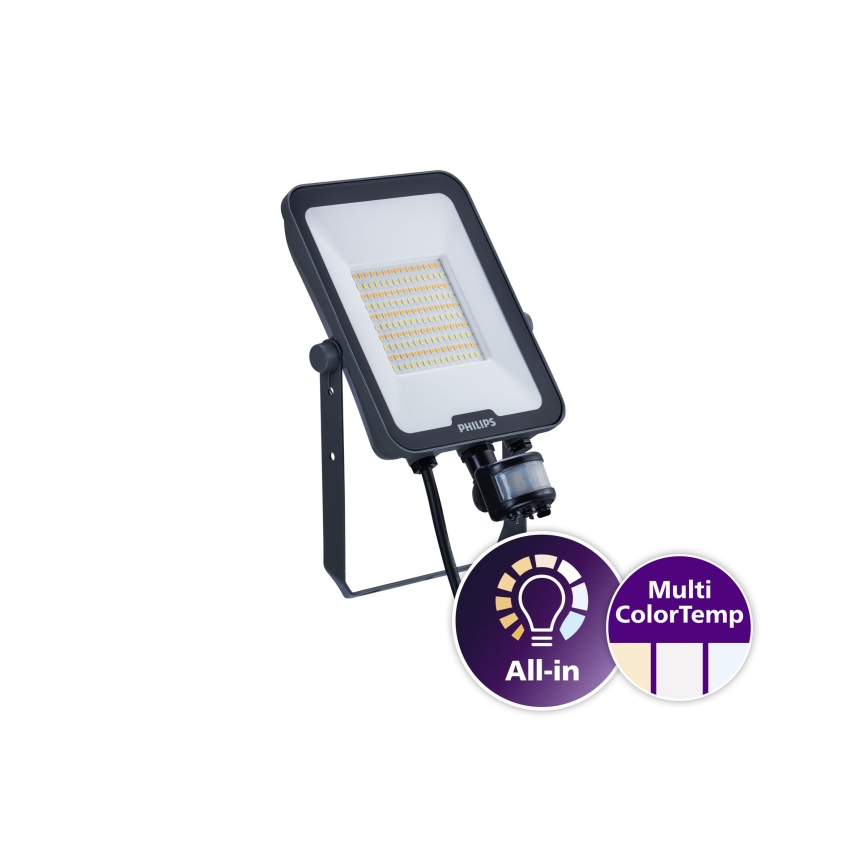 Philips - LED reflektorius su judesio ir sutemos jutikliu LEDINAIRE ALL-IN LED/50W/230V 3000/4000/6500K IP65