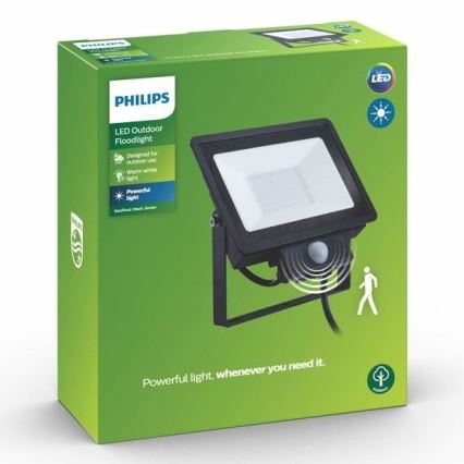 Philips - LED Prožektorius su jutikliu DECOFLOOD LED/20W/230V IP65