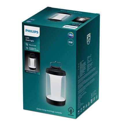 Philips – LED Reguliuojama nešiojama lempa CICERO LED/6W/5V IP54