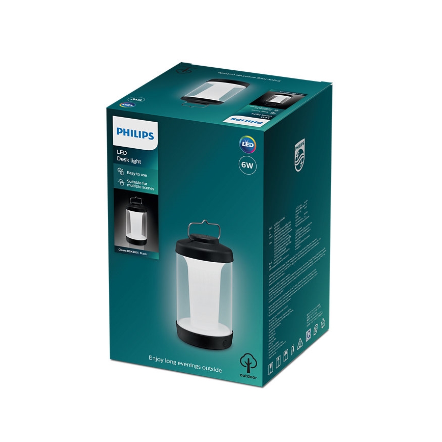 Philips – LED Reguliuojama nešiojama lempa CICERO LED/6W/5V IP54