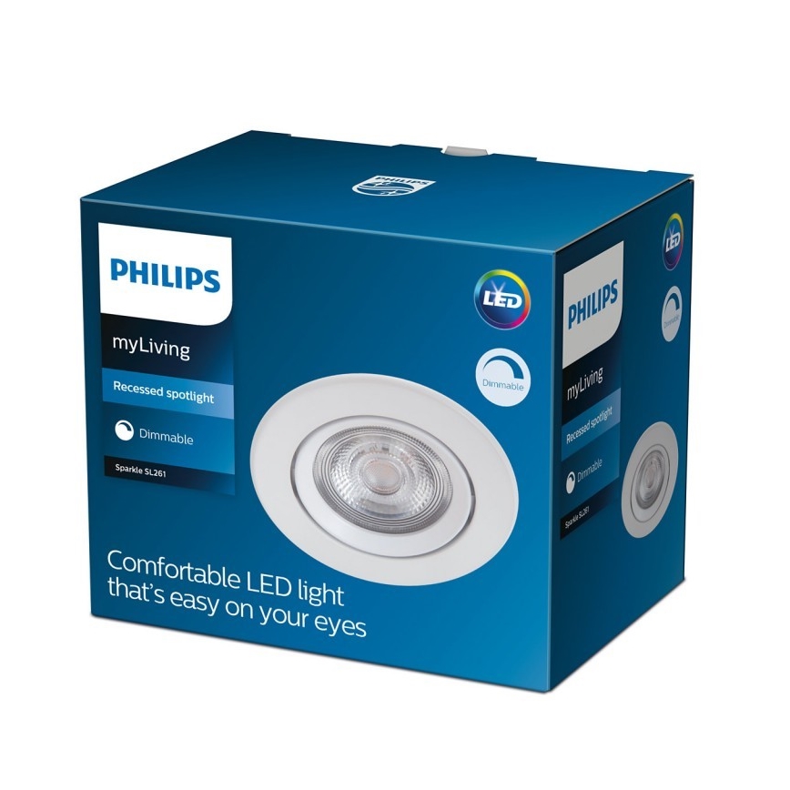 Philips - LED Reguliuojamas įleidžiamas šviestuvas DIVE LED/5W/230V 2700K