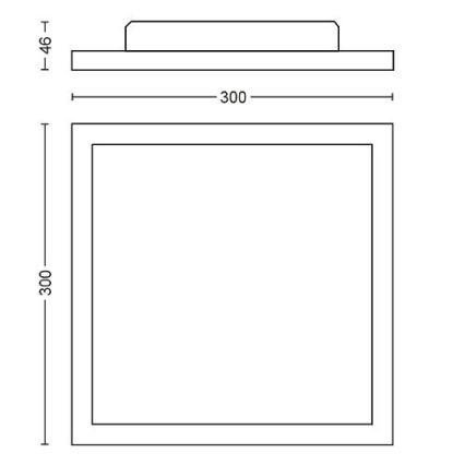 Philips - LED Reguliuojamas lubinis šviestuvas Hue LED/19W/230V 2200-6500K + valdymo pultas