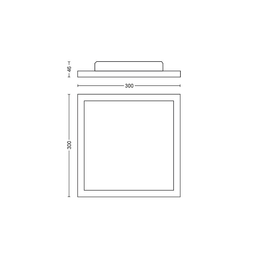 Philips - LED Reguliuojamas lubinis šviestuvas Hue LED/19W/230V 2200-6500K + valdymo pultas