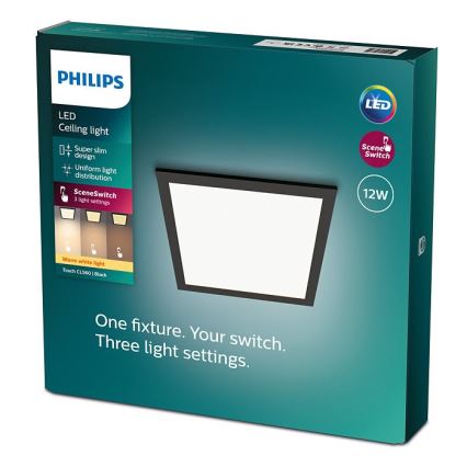 Philips - LED Reguliuojamas lubinis šviestuvas SCENE SWITCH LED/12W/230V 2700K