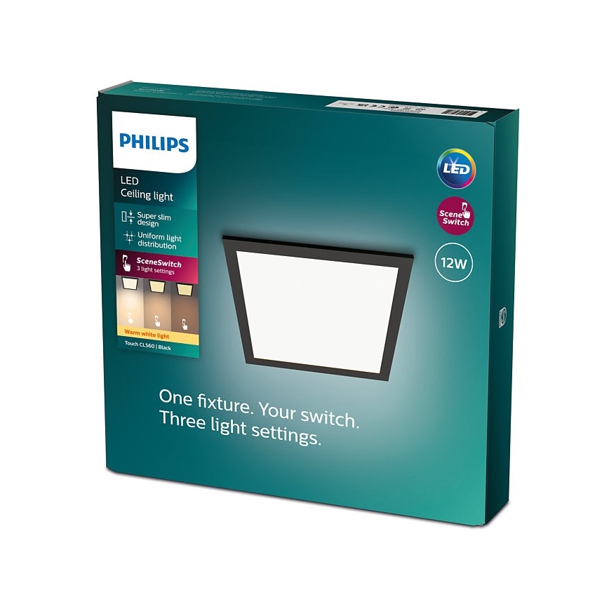 Philips - LED Reguliuojamas lubinis šviestuvas SCENE SWITCH LED/12W/230V 2700K