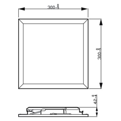 Philips - LED Reguliuojamas lubinis šviestuvas SCENE SWITCH LED/12W/230V 2700K