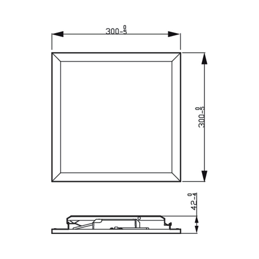 Philips - LED Reguliuojamas lubinis šviestuvas SCENE SWITCH LED/12W/230V 2700K