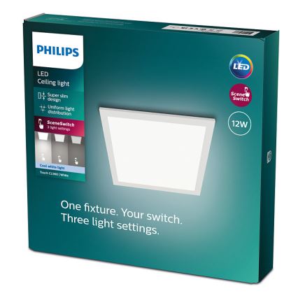 Philips - LED Reguliuojamas lubinis šviestuvas SCENE SWITCH LED/12W/230V 4000K