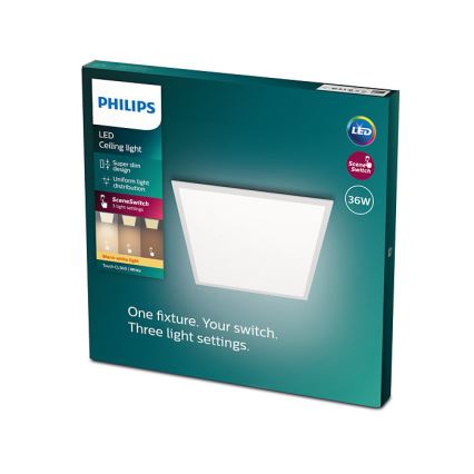 Philips - LED Reguliuojamas lubinis šviestuvas SCENE SWITCH LED/36W/230V 2700K