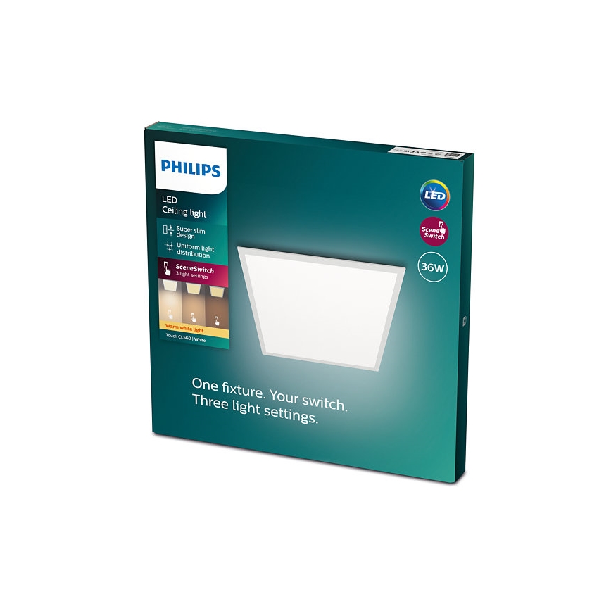 Philips - LED Reguliuojamas lubinis šviestuvas SCENE SWITCH LED/36W/230V 2700K