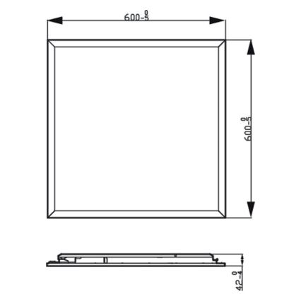 Philips - LED Reguliuojamas lubinis šviestuvas SCENE SWITCH LED/36W/230V 2700K