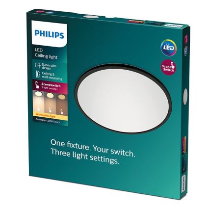 Philips - LED Reguliuojamas lubinis šviestuvas SUPERSLIM CL550 LED/15W/230V