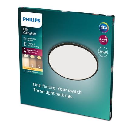 Philips - LED Reguliuojamas lubinis šviestuvas SCENE SWITCH LED/36W/230V