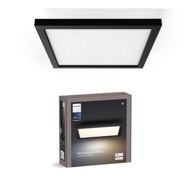 Philips - LED reguliuojamas lubų šviestuvas Hue AURELLE LED/19W/230V 2200-6500K 30x30 cm juodas