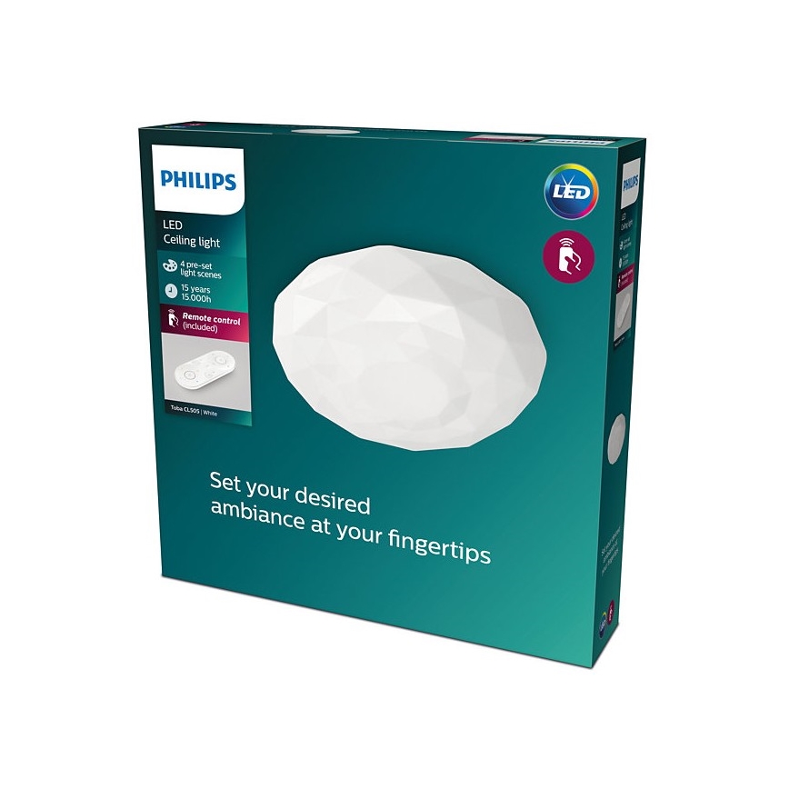 Philips - LED Reguliuojamas lubų šviestuvas LED/23W/230V 2700-6500K + VP