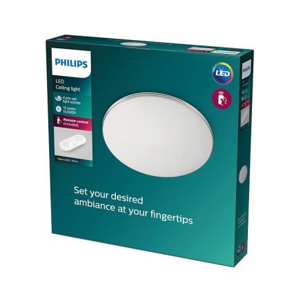 Philips - LED Reguliuojamas lubų šviestuvas LED/23W/230V 2700-6500K + VP