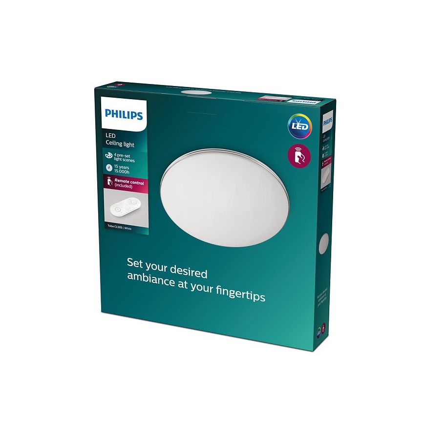 Philips - LED Reguliuojamas lubų šviestuvas LED/23W/230V 2700-6500K + VP