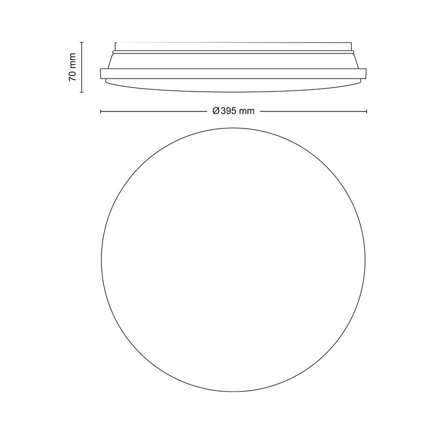 Philips - LED reguliuojamas lubinis šviestuvas LED/24W/230V 2700-6500K + nuotolinio valdymo pultas