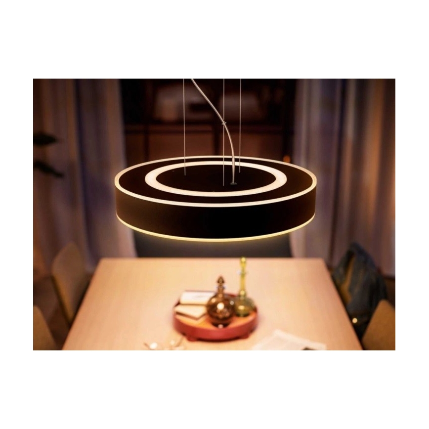 Philips - LED Reguliuojamas pakabinamas sietynas Hue LED/33,5W/230V 2200-6500K juoda + nuotolinio valdymo pultas