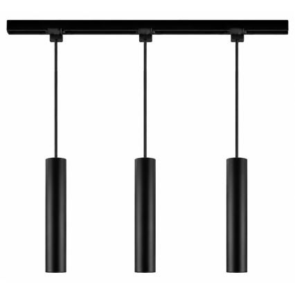 Philips - LED dimeriuojamas pakabinamas šviestuvas ant laido, skirtas EASYLINK bėgelių sistemai 3xGU10/7W/230V 2200-2700K 1m juodas