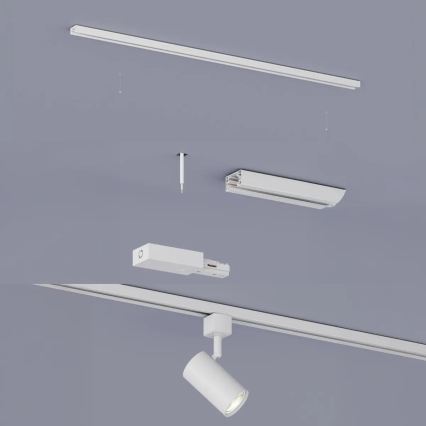 Philips - LED RGBW dimeriuojamas taškinis šviestuvas bėgelio sistemoje EASYLINK HUE 3xGU10/4,7W/230V 2200-6500K 1m balta