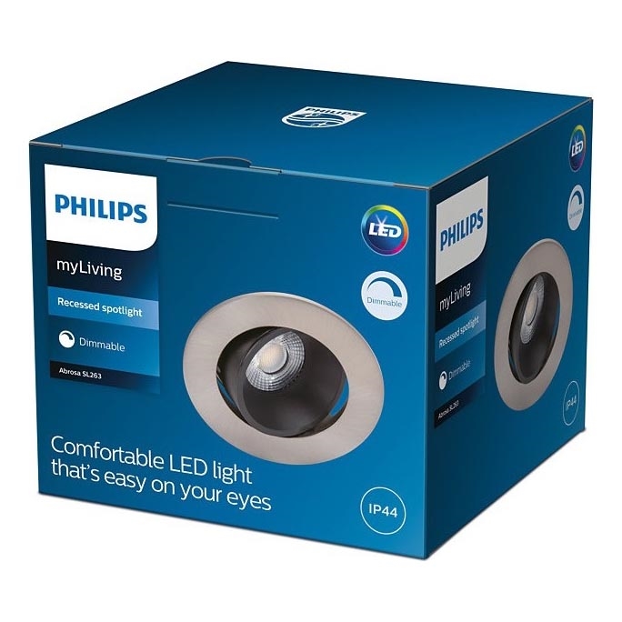 Philips - LED reguliuojamas vonios kambario šviestuvas ABROSA 1xLED/9W/230V IP44