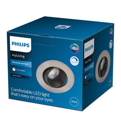 Philips - LED Reguliuojamas vonios šviestuvas ABROSA 1xLED/9W/230V IP44