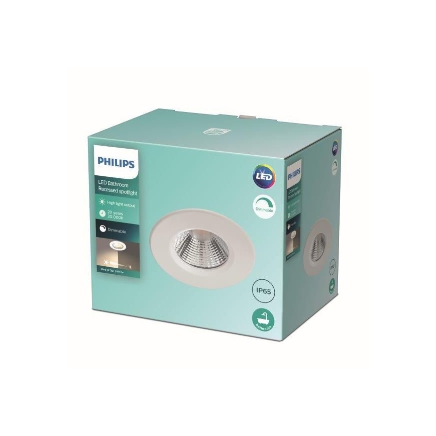 Philips - LED Reguliuojamas vonios šviestuvas  LED/5.5W/230V 2,700K IP65