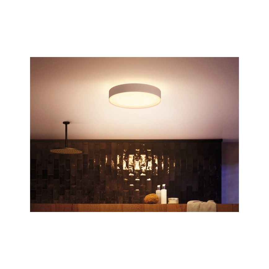 Philips - LED Reguliuojamas vonios šviestuvas Hue DEVERE LED/19,2W/230V IP44 d. 381 mm 2200-6500K + valdymo pultas