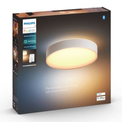 Philips - LED Reguliuojamas vonios šviestuvas Hue DEVERE LED/19,2W/230V IP44 d. 381 mm 2200-6500K + valdymo pultas