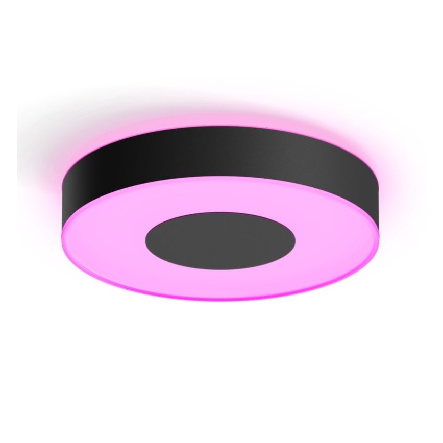 Philips - LED RGB dimeriuojamas lubinis šviestuvas Hue INFUSE LED/33,5W/230V 2000-6500K skersmuo 381 mm juodas