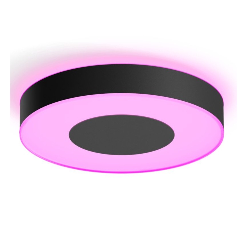 Philips - LED RGB dimeriuojamas lubinis šviestuvas Hue INFUSE LED/52,5W/230V 2000-6500K skersmuo 425 mm juodas