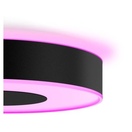 Philips - LED RGB dimeriuojamas lubinis šviestuvas Hue INFUSE LED/52,5W/230V 2000-6500K skersmuo 425 mm juodas