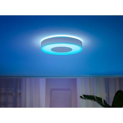 Philips - LED RGB reguliuojamas lubų šviestuvas Hue INFUSE LED/52,5W/230V 2000–6500K skersmuo 425 mm baltas