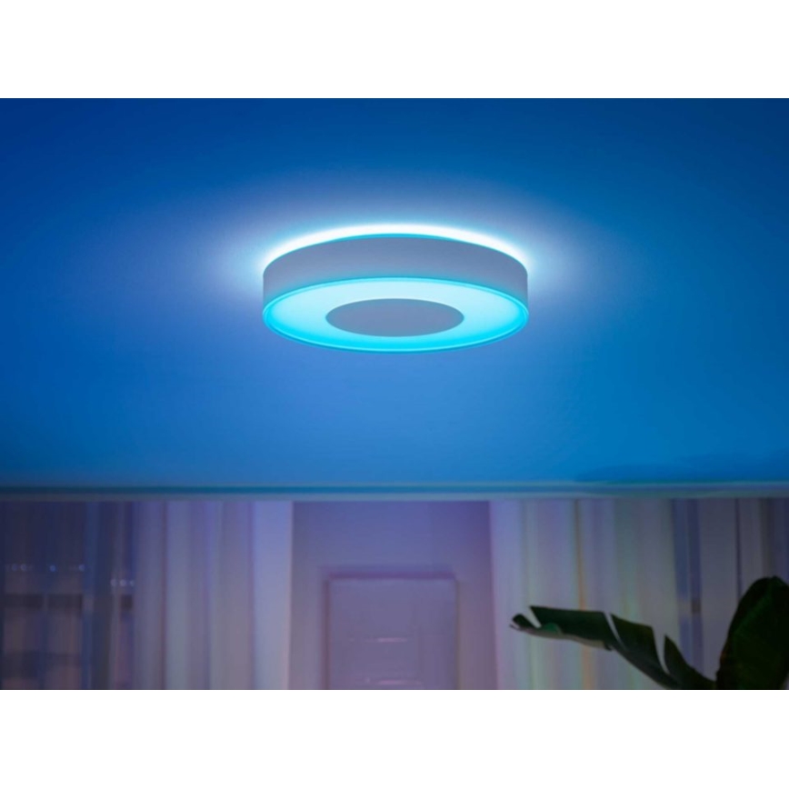 Philips - LED RGB reguliuojamas lubų šviestuvas Hue INFUSE LED/52,5W/230V 2000–6500K skersmuo 425 mm baltas