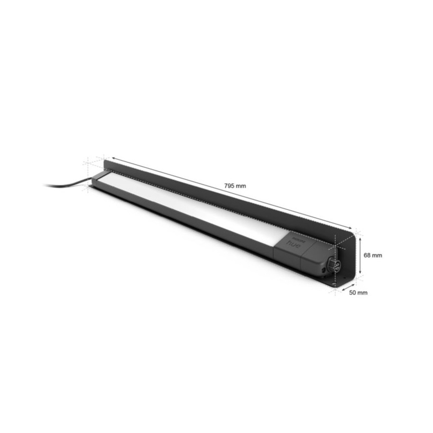 Philips - LED RGB Lauko šviestuvas Hue White ir Color Ambiance LED/20W/24V IP65